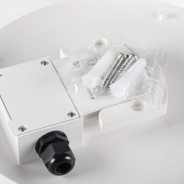 Plafonieră LED industrială Kanlux 37291 IPER LED/19W/230V IK10 IP65 alb rotund