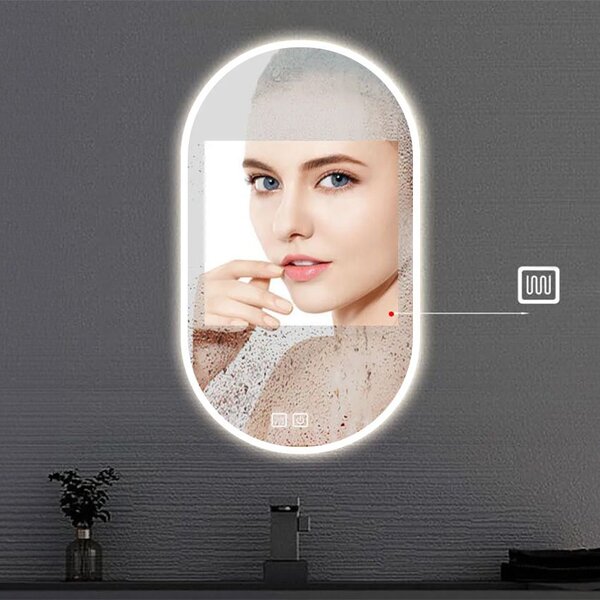 Oglindă LED EGj 50x90 cm