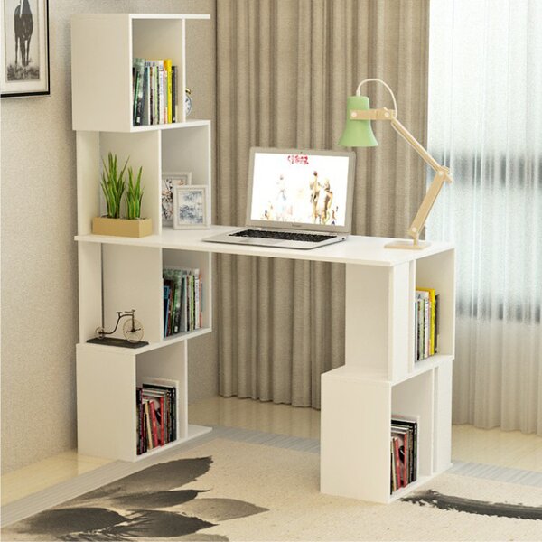 Z0ND0 Masă PC s Raftom Flexi. 744805