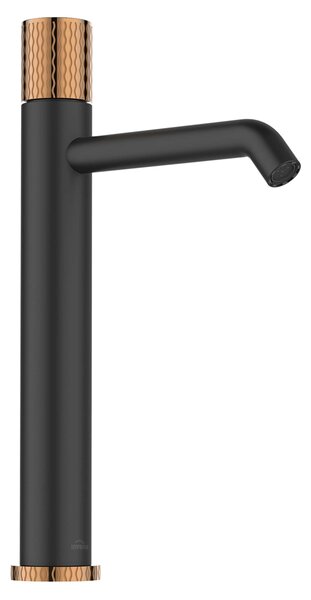 Invena Moonlight baterie lavoar stativ negru-auriu BU77W14