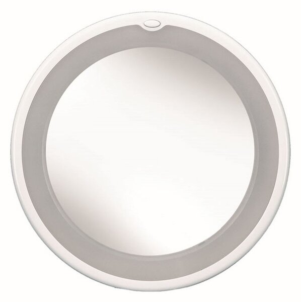 Kleine Wolke Flexy Light oglindă cosmetică 17.5x17.5 cm rotunde cu iluminare alb 5819114886