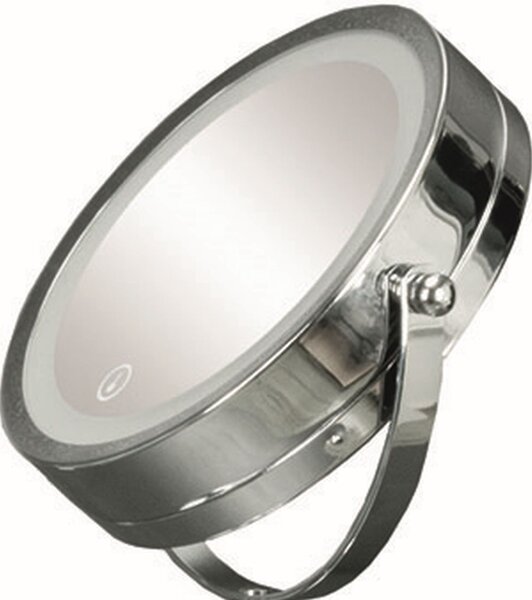 Kleine Wolke LED Mirror oglindă cosmetică 15x15 cm rotunde cu iluminare crom 5886124886