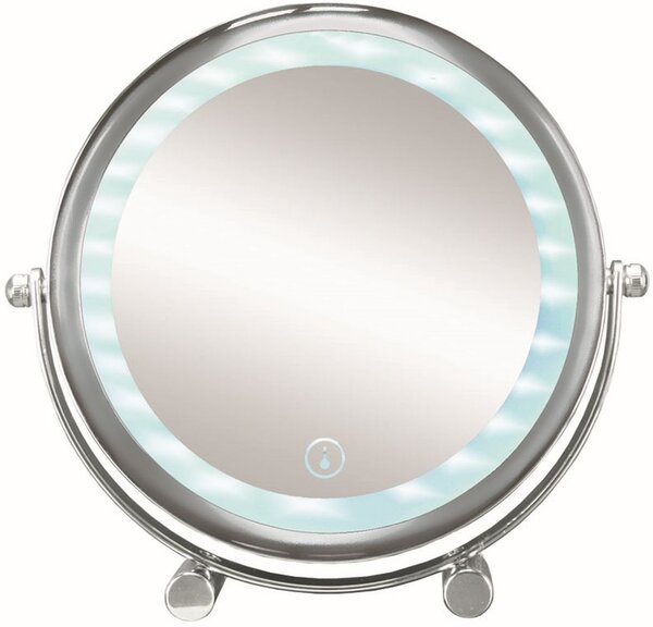 Kleine Wolke LED Mirror oglindă cosmetică 15x15 cm rotunde cu iluminare crom 5886124886