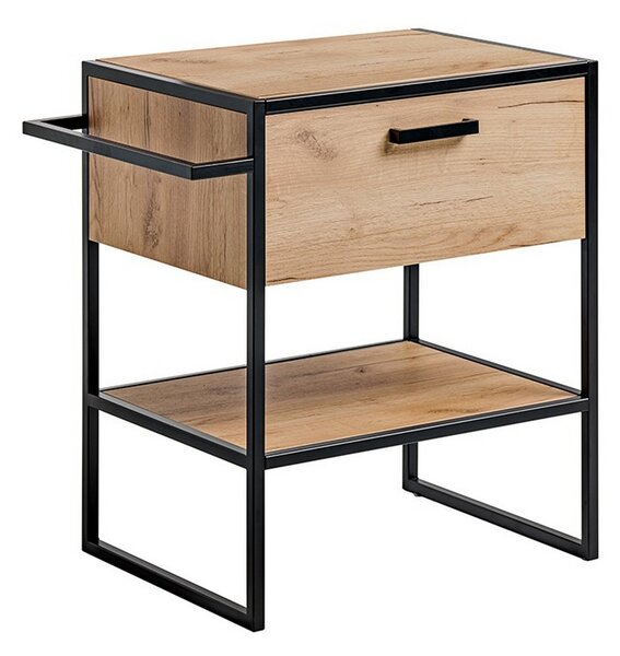 Comad Brooklin dulap cu blat 70x50x75 cm sub chiuveta pe picioare stejar BROOKLIN825AFSC