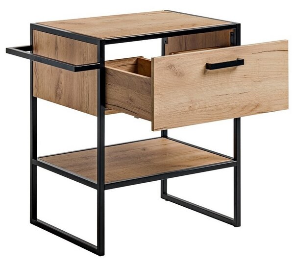 Comad Brooklin dulap cu blat 70x50x75 cm sub chiuveta pe picioare stejar BROOKLIN825AFSC