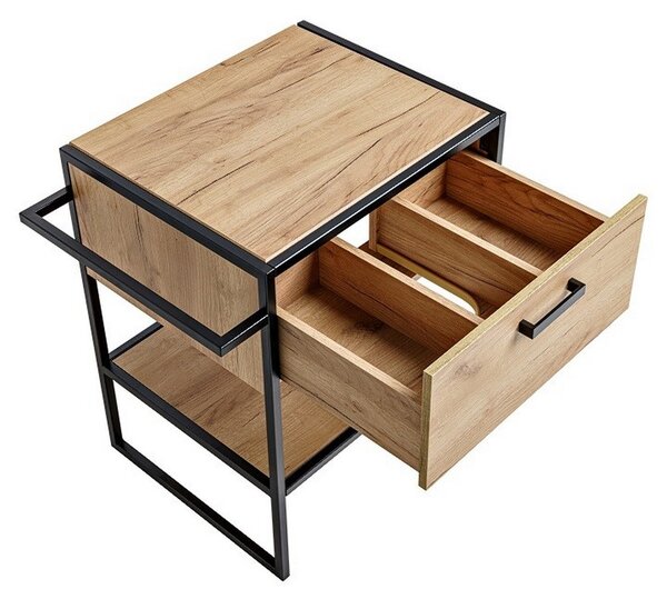 Comad Brooklin dulap cu blat 70x50x75 cm sub chiuveta pe picioare stejar BROOKLIN825AFSC