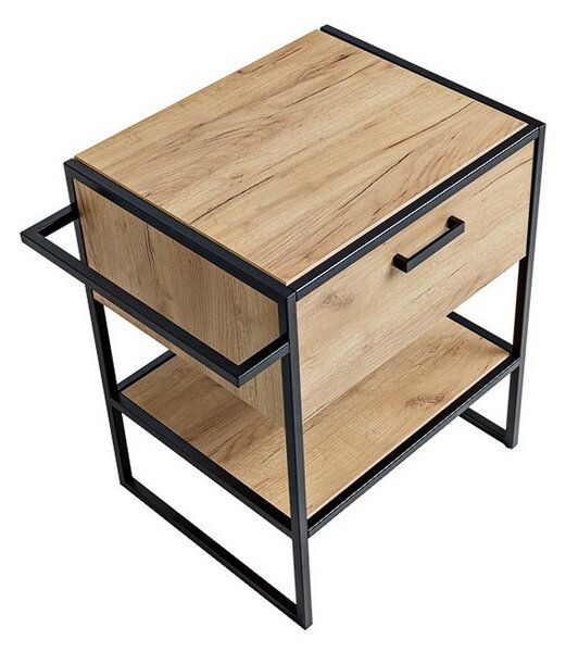 Comad Brooklin dulap cu blat 70x50x75 cm sub chiuveta pe picioare stejar BROOKLIN825AFSC