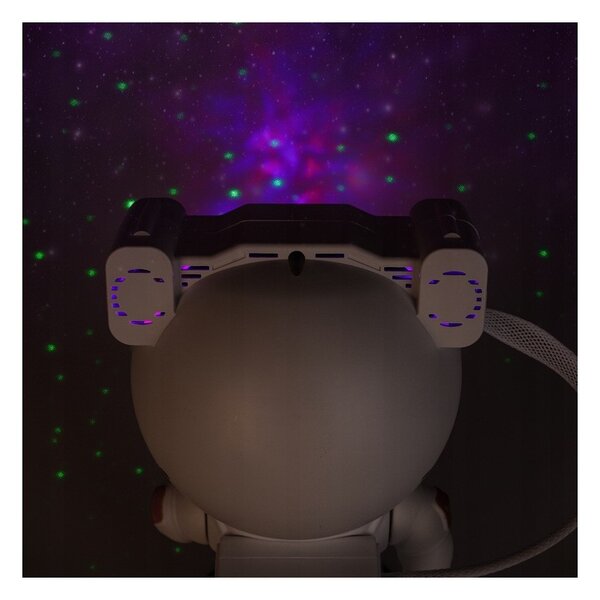 Proiector LED RGB si laser, astronaut cu telecomanda, 5W, IP20, timer, cablu alimentare USB