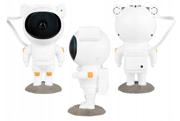 Proiector LED RGB si laser, astronaut cu telecomanda, 5W, IP20, timer, cablu alimentare USB