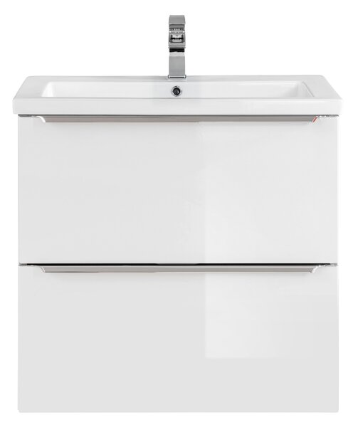 Comad Capri White dulap 60x46x57 cm sub chiuveta pe perete alb-stejar CAPRIWHITE820BFSC