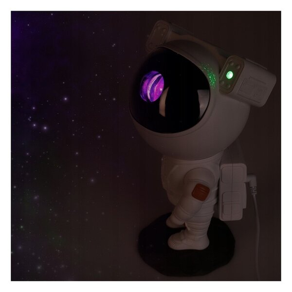 Proiector LED RGB si laser, astronaut cu telecomanda, 5W, IP20, timer, cablu alimentare USB