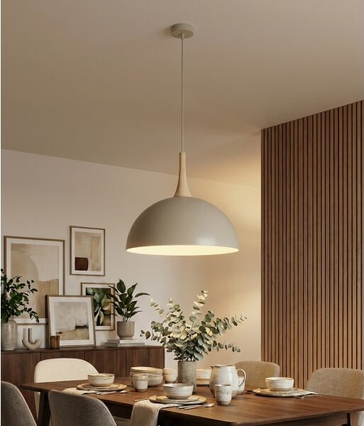 Lustră suspendată pe cablu NAUTICA 1xGX53/12W/230V bej