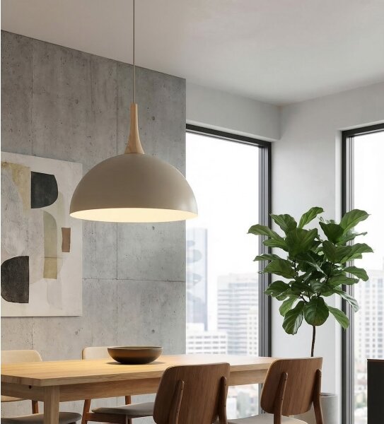 Lustră suspendată pe cablu NAUTICA 1xGX53/12W/230V bej