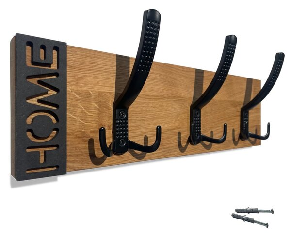 Umeraș de perete minimalist MODERN OAK 40 cm