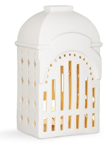 Sfeșnic alb din ceramică Kähler Design Urbania Lighthouse Tivoli