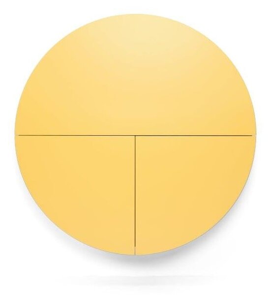 Masă multifuncțională de perete Pill EMKO, alb - galben