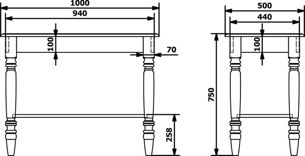 Sapho Cimbura dulap 100x50x75 cm sub chiuveta pe picioare alb CIM150
