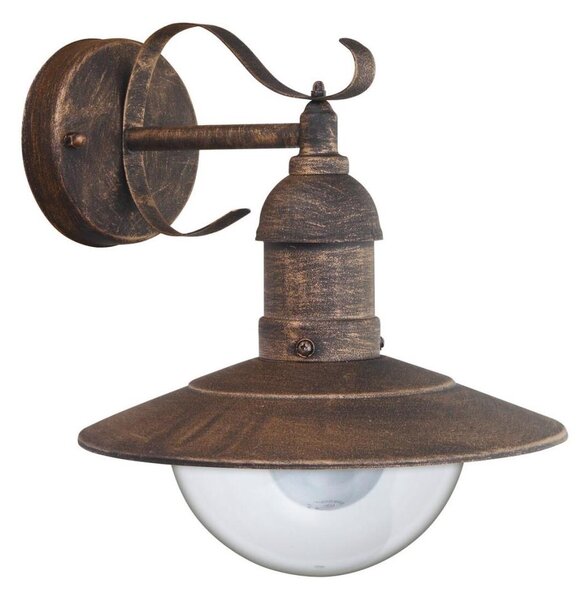 Brilagi - Aplica de perete pentru exterior MOLDE 1xE27/60W/230V IP44 bronz/patină