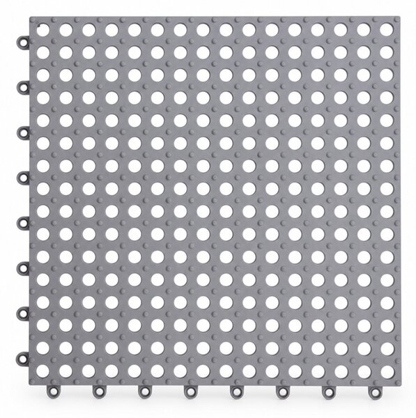 10 bucati Covor antiderapant baie cu drenaj, tip puzzle, 30x30 cm