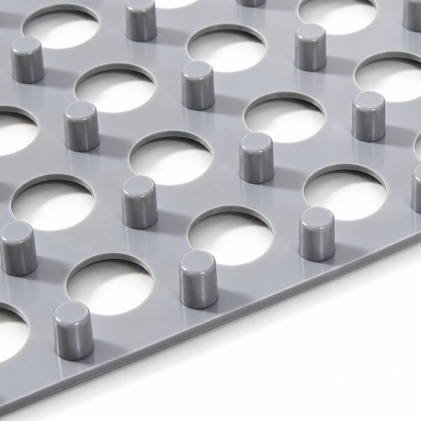 10 bucati Covor antiderapant baie cu drenaj, tip puzzle, 30x30 cm