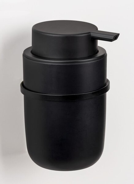 Dozator de săpun din plastic autoadeziv negru 0,25 l Carpino - Wenko