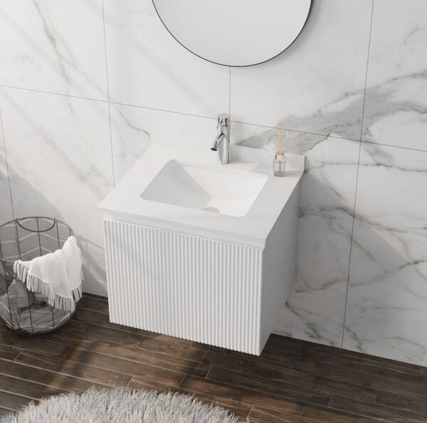 LaVita Irvine lavoar cu dulap 60 cm alb 5900378333593
