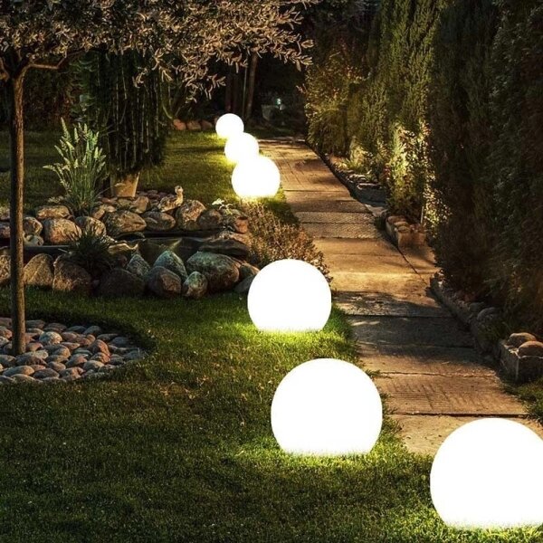 Corp de iluminat decorativ de exterior GARDEN BALL 1xE27/40W/230V IP65 d. 25 cm