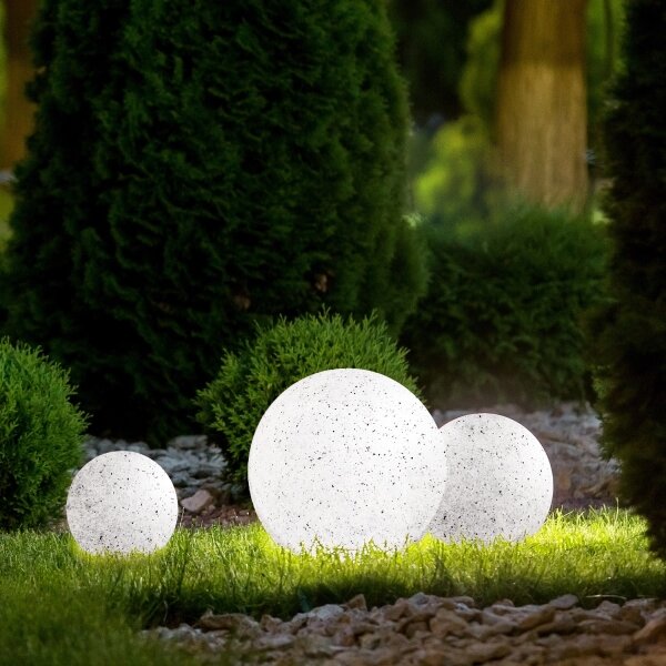 Corp de iluminat decorativ de exterior GARDEN BALL 1xE27/40W/230V IP65 d. 25 cm