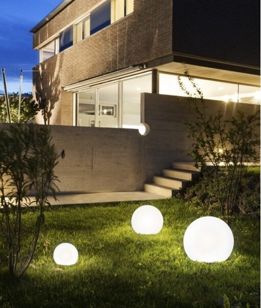 Corp de iluminat decorativ de exterior GARDEN BALL 1xE27/40W/230V IP65 d. 25 cm
