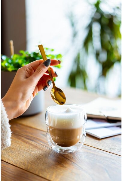 Cești 2 buc. pentru espresso/cu perete dublu din sticlă 70 ml Sferico – Vialli Design