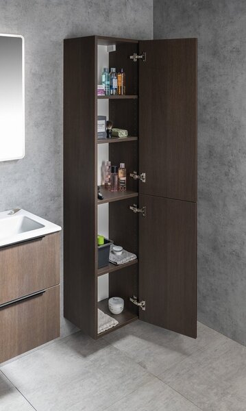 Sapho Sapho, dulap ESPACE 35x172x32cm, 2x usi, stanga/dreapta, pin rustic, ESC230-1616