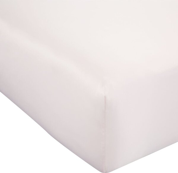 Cearceaf roz cu elastic 90x190 cm Silky Soft - Catherine Lansfield