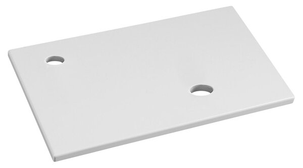 Sapho Sapho, blat MINOR sub chiuveta 40x22,5cm, robinet stanga, marmura turnata, alb, MR400