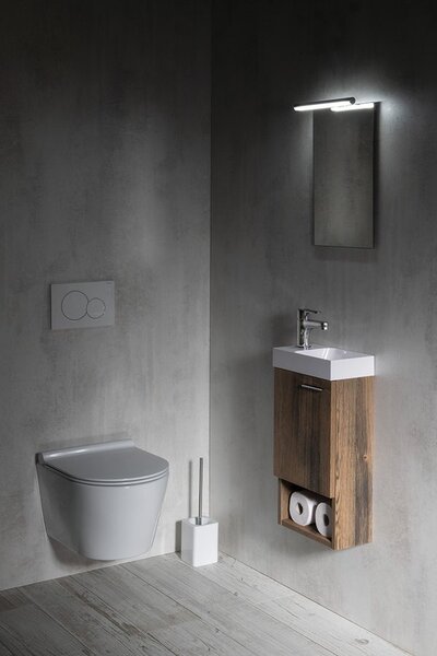 Sapho Sapho, dulap pentru lavoar LATUS XI 30x53x16,5cm, stejar Sherwood, LT711-1515