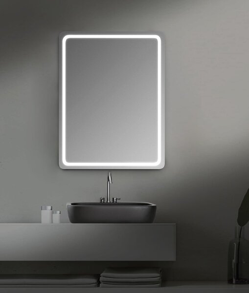 Sapho Sapho, oglindă cu iluminare din spate LED NYX 600x800mm, NY060