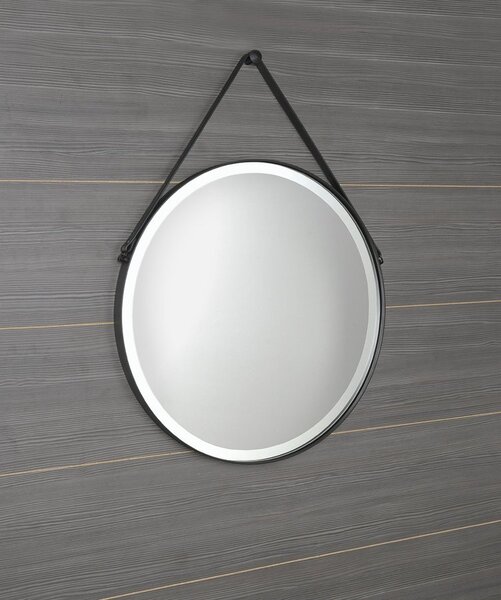 Sapho Sapho, oglindă rotundă ORBITER cu curea, ø 60cm, auriu mat, ORT060G