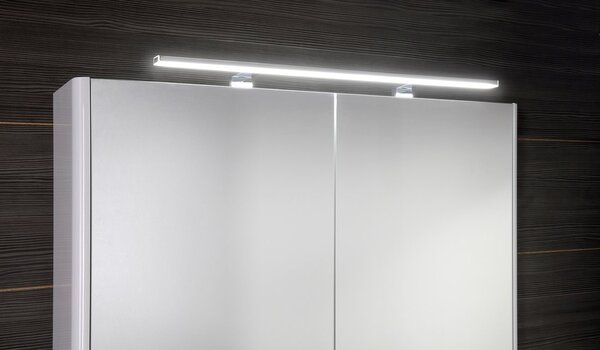 Sapho Sapho, galerie LUCIE cu iluminare LED, 106x70x17cm, alb, LU105-0030