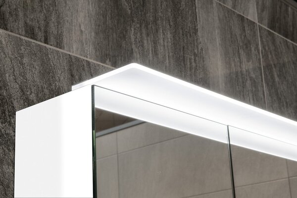 Sapho Sapho, galerie LINEX cu iluminare LED, 80x70x15cm, alb, LX080-0030