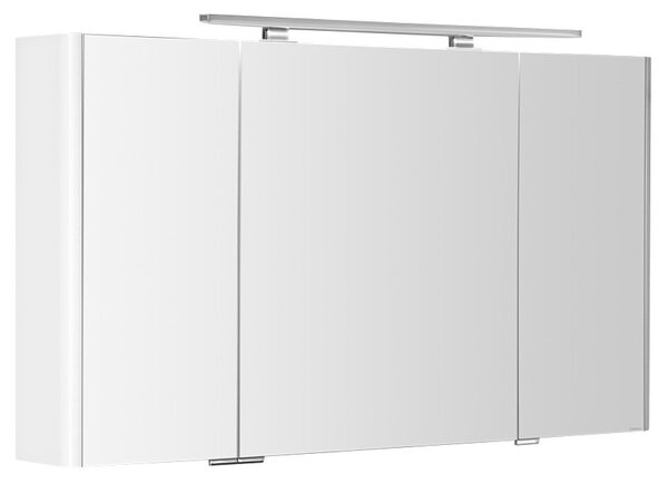 Sapho Sapho, galerie LUCIE cu iluminare LED, 126x70x17cm, alb, LU125-0030