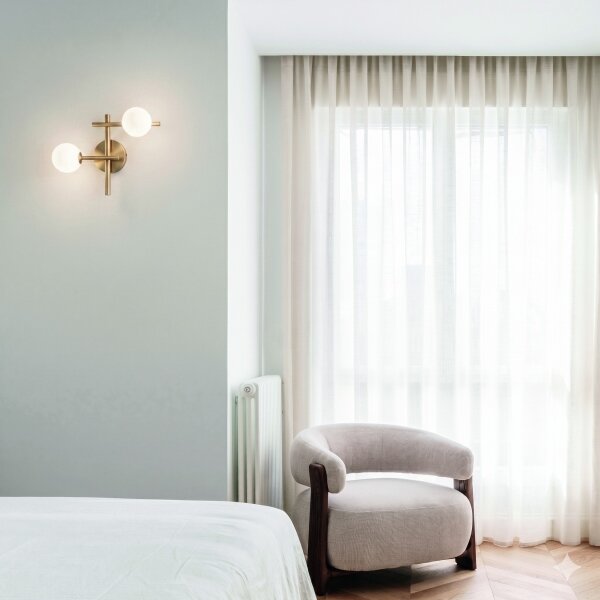 Ideal Lux - Aplică LED de perete ATLAS 2xG9/3W/230V aurie