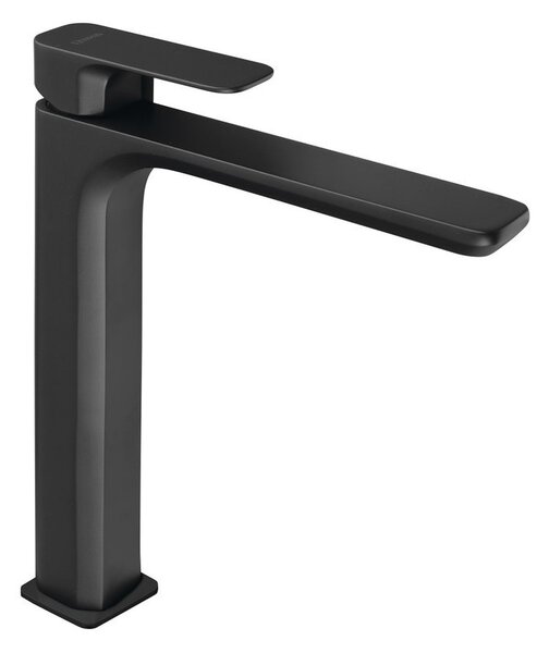 Sapho Sapho, baterie de lavoar SPY înaltă fără priză, gura prelungită, negru mat, PY07/15