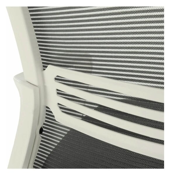 Scaun birou APOLO 2 NEW, gri/negru, plasa/plastic/metal, 47x54x88/98 c