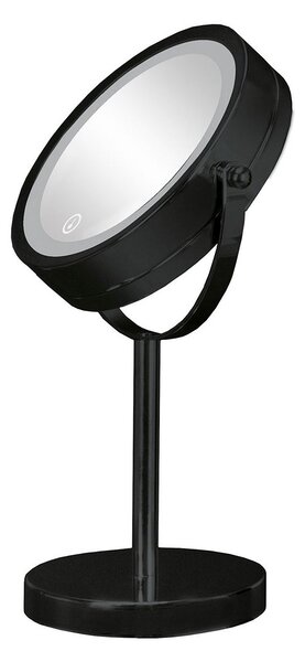 Kleine Wolke LED Mirror oglindă cosmetică 17.5x29.5 cm rotunde cu iluminare negru 5887926886