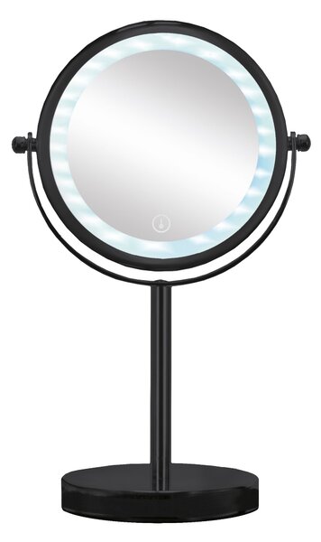 Kleine Wolke LED Mirror oglindă cosmetică 17.5x29.5 cm rotunde cu iluminare negru 5887926886