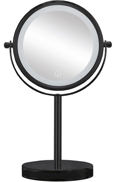 Kleine Wolke LED Mirror oglindă cosmetică 17.5x29.5 cm rotunde cu iluminare negru 5887926886