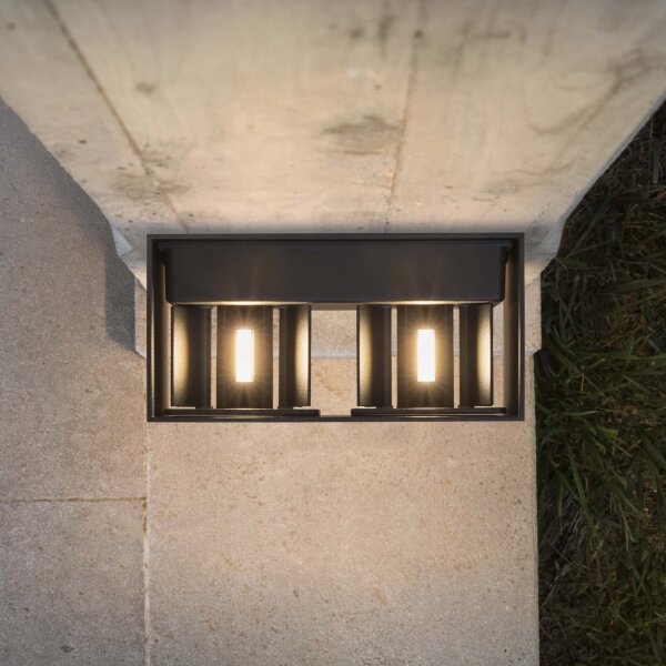 Aplică LED de exterior Ideal Lux ATOM LED/25W/230V IP54 antracit
