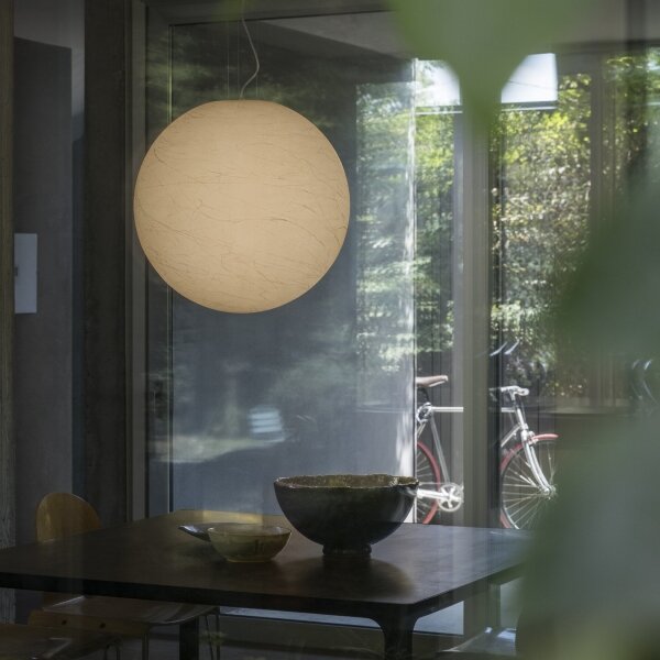 Lustră pe cablu Ideal Lux CARTA 1xE27/25W/230V d. 30 cm alb