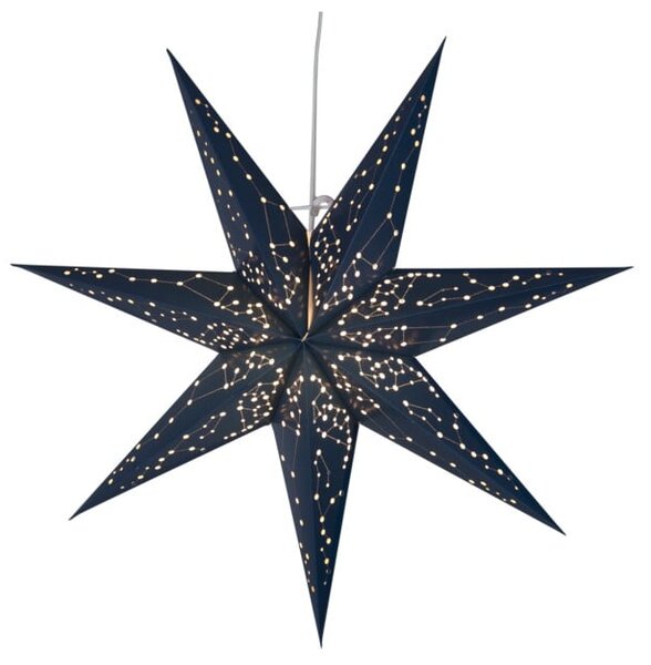 Stea luminoasă Star Trading Paperstar Galaxy, 60 cm, albastru