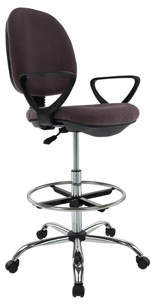 Scaun birou TAMBER, maro, stofa clasica, 62x57x116/137 cm