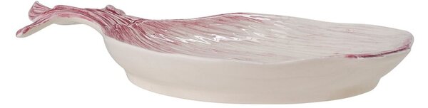 Platou de servire alb/roz 18x26 cm Mimosa – Bloomingville